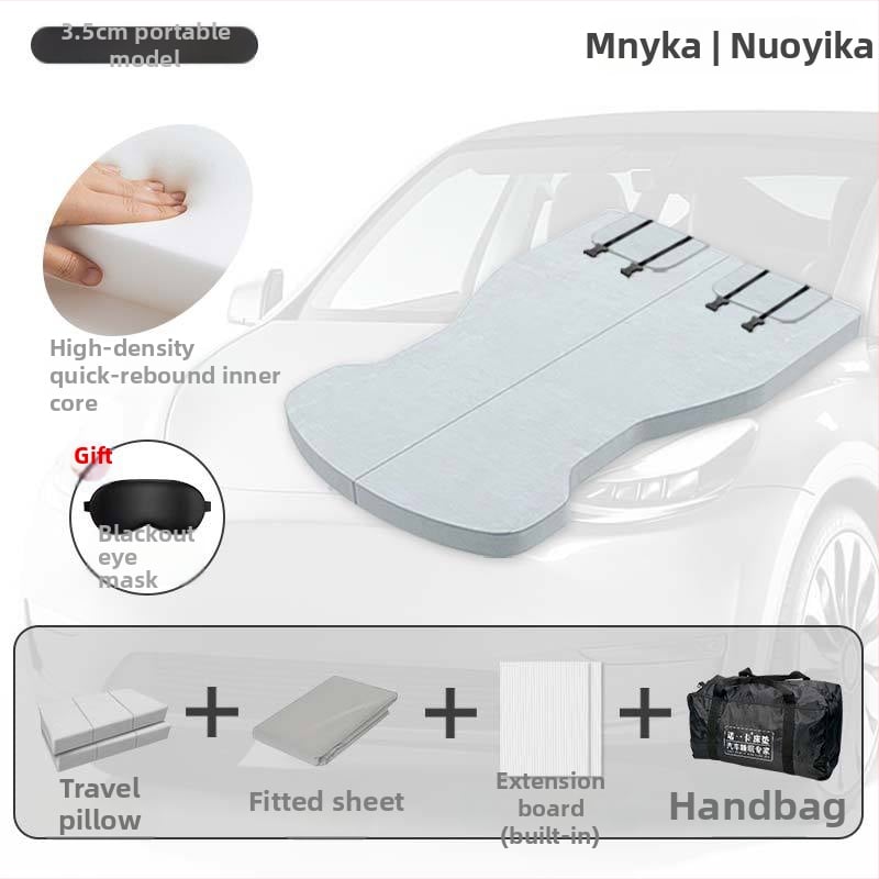 Tesla Model Y/3 – матрак за заден ред за къмпинг, паметна пяна, тегло 7 кг, максимално натоварване 200 кг