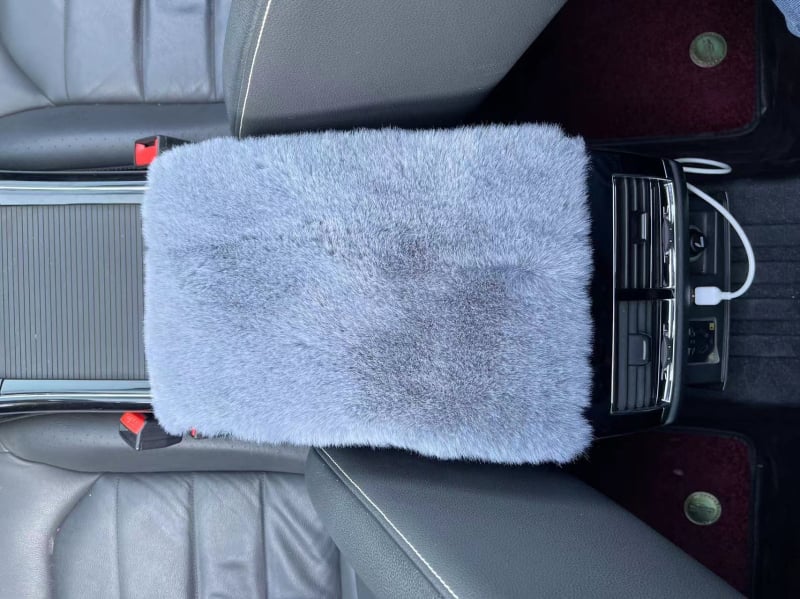 Μαξιλαράκι υποβραχίονα αυτοκινήτου από συνθετική μαλλί, Universal εφαρμογή, κάλυμμα κεντρικού υποβραχιόνιου