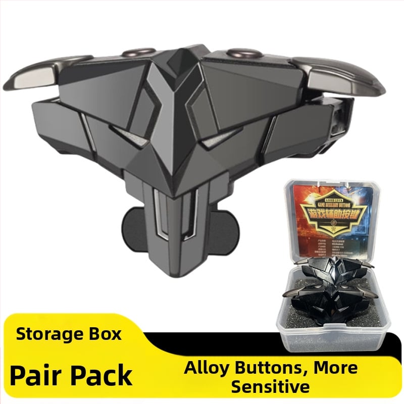 Безжичен мобилен геймпад за стрелкови игри, ABS+сплав конструкция, с вибрационна обратна връзка, универсален за Android и iPhone, модел Z4