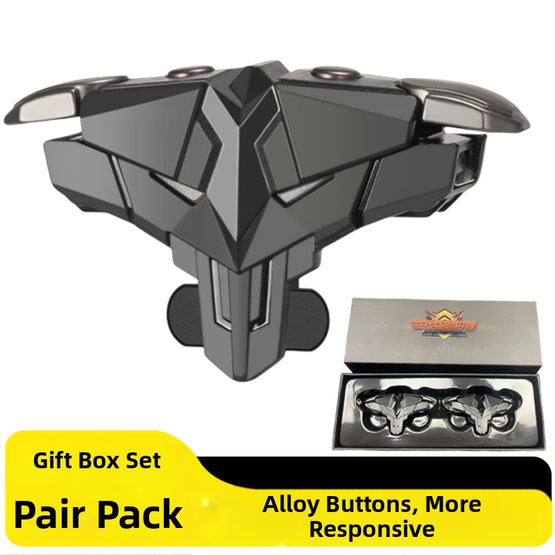 Безжичен мобилен геймпад за стрелкови игри, ABS+сплав конструкция, с вибрационна обратна връзка, универсален за Android и iPhone, модел Z4