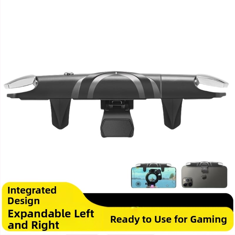 Безжичен мобилен геймпад за стрелкови игри, ABS+сплав конструкция, с вибрационна обратна връзка, универсален за Android и iPhone, модел Z4