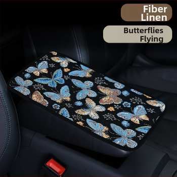 Μαξιλαράκι υποβραχιόνιου αυτοκινήτου από ίνες κάνναβης, φιλικό προς το δέρμα, διαπνέον, αντιολισθητικό, καθολικό κεντρικό μαξιλαράκι, με δυνατότητα προσαρμογής