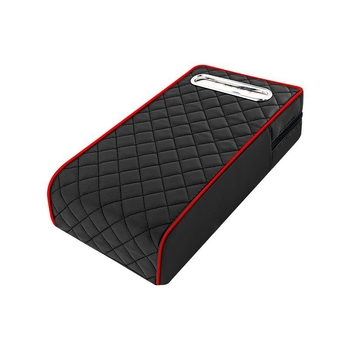 Automašīnas rokasbalsta pagarinājums ar atmiņas putām — universāls centrālais rokasbalsta segums un salvetēm kārbas vāciņš