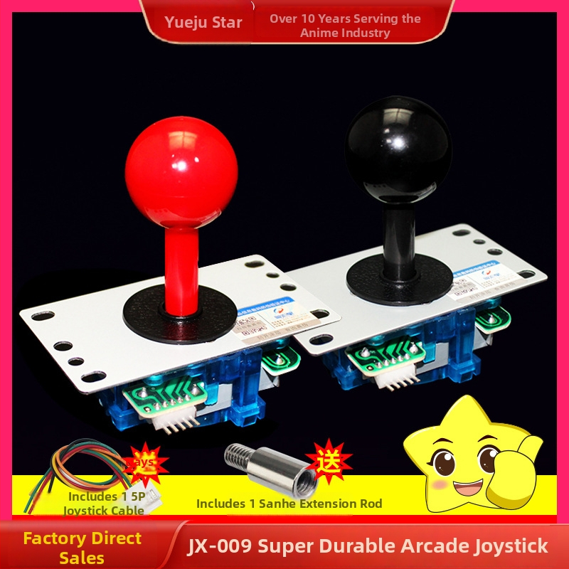 Arcade bojový joystick JX-009; kovová konštrukcia; 1 hráč; pre arkádové stroje; OEM prispôsobenie k dispozícii.