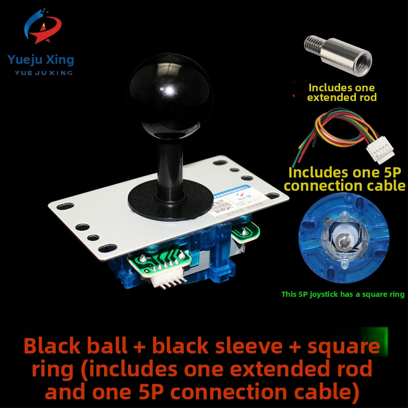 Arcade bojový joystick JX-009; kovová konštrukcia; 1 hráč; pre arkádové stroje; OEM prispôsobenie k dispozícii.