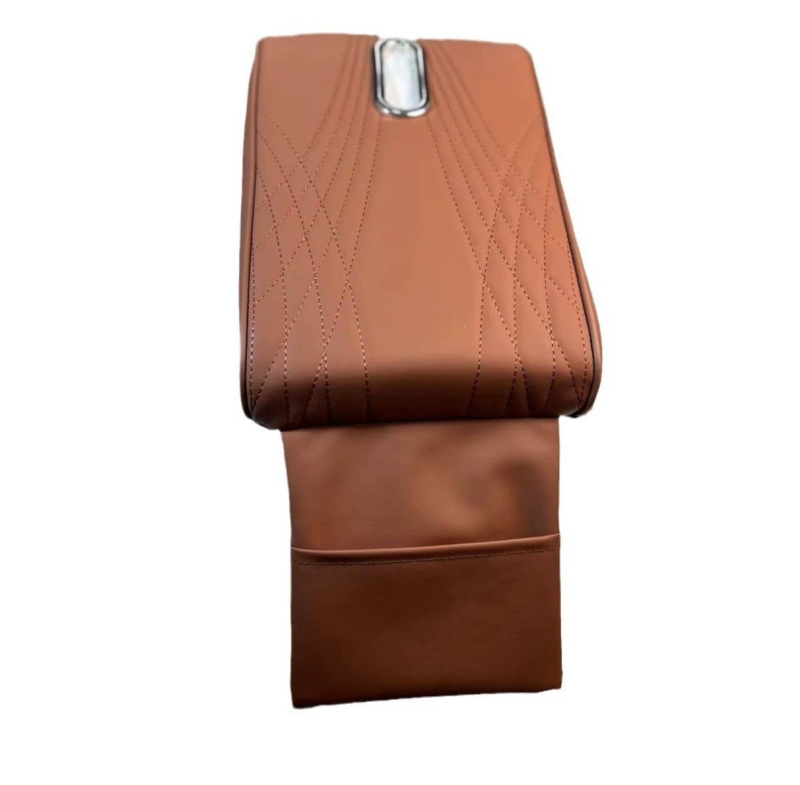 Autókarfás szervező – bőr, 4 az 1-ben, zsebkendő- és pohártartóval, univerzális illeszkedés