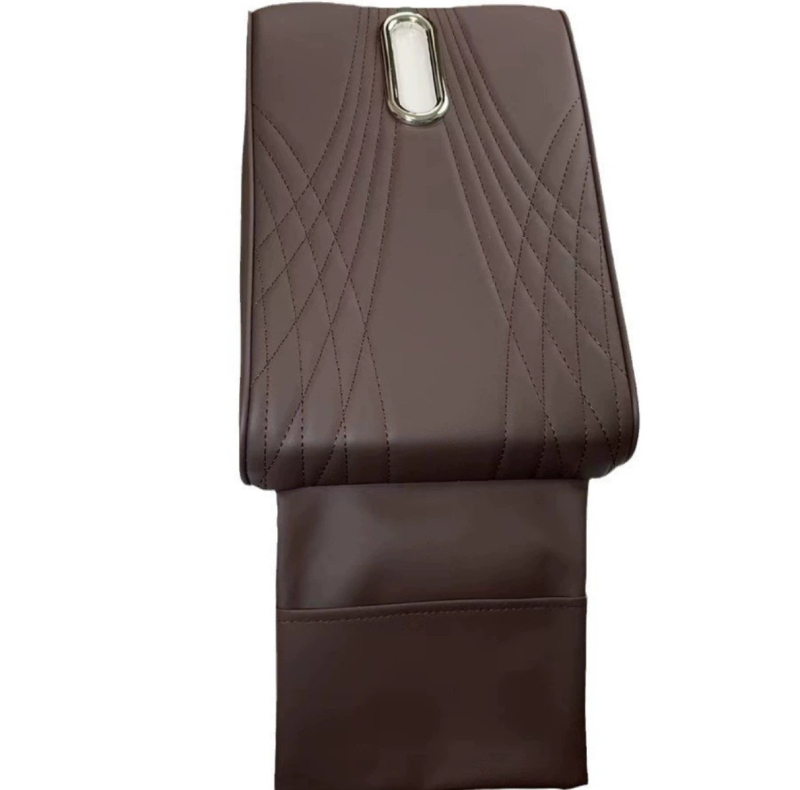 Autókarfás szervező – bőr, 4 az 1-ben, zsebkendő- és pohártartóval, univerzális illeszkedés