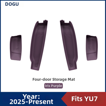 Autodurvju iekšējā pretslīdēšanas paliktnis Yu7, četrdurvju, plastmasa, 300 g, pielāgojama