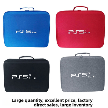 PS5 Slim калъф за съхранение с двойни дръжки – EVA твърд корпус, флексографски печат, 3C опаковка