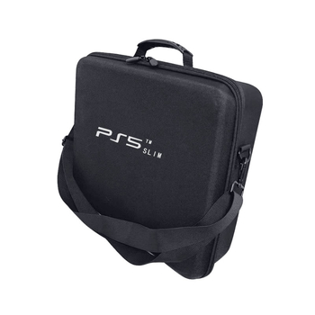 PS5 Slim калъф за съхранение с двойни дръжки – EVA твърд корпус, флексографски печат, 3C опаковка