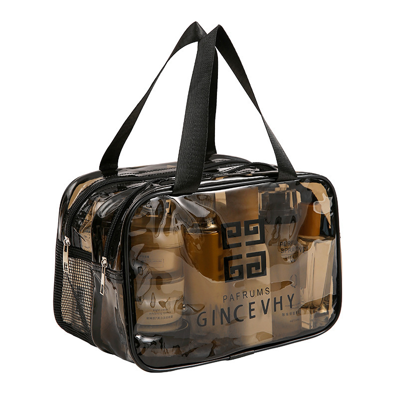 Torba za kozmetiku P3959, PU materijal, vodootporna, oblik: ručna torba, stil modern i minimalistički