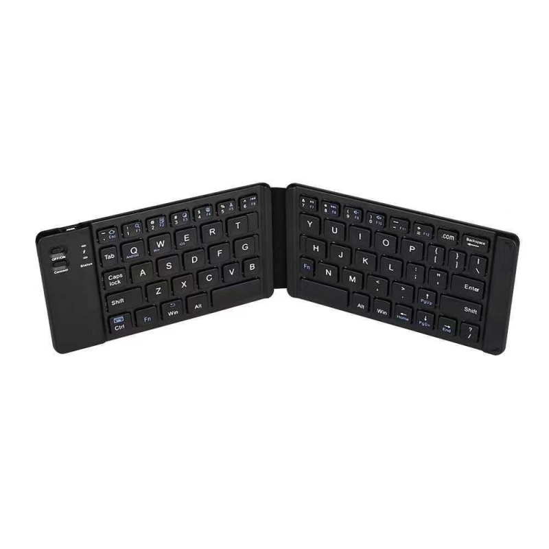 Dualno-sklopiva Bluetooth tipkovnica za pametne telefone i tablete, prijenosna ergonomska bežična tipkovnica s opcijom ispisa logotipa