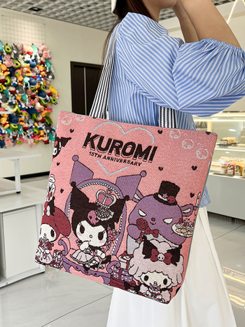 Torba Tote od platna u korejskom stilu, s printom, veliki kapacitet za studente