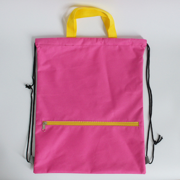 Torba s vezicama – Oxford tkanina, mlađenački školski stil, ultra lagana, unisex, pogodna za osnovnu školu