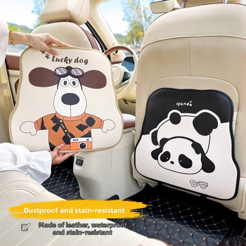 Кожена защитна подложка за задната облегалка на автомобил, мультяшен дизайн за деца, Yadingni, код C040178