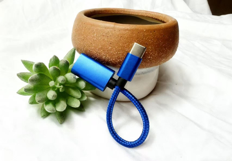 OTG najlonski pleteni adapter kabel USB-C za mobilne telefone i tablete, metalni kabel, USB flash disk i čitač kartica