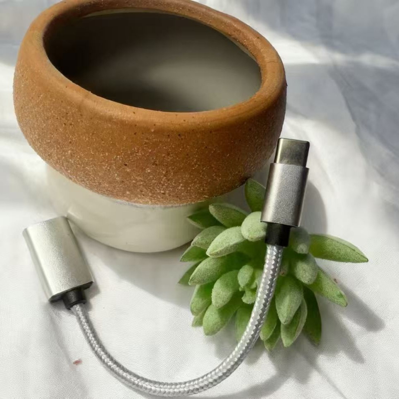 OTG najlonski pleteni adapter kabel USB-C za mobilne telefone i tablete, metalni kabel, USB flash disk i čitač kartica
