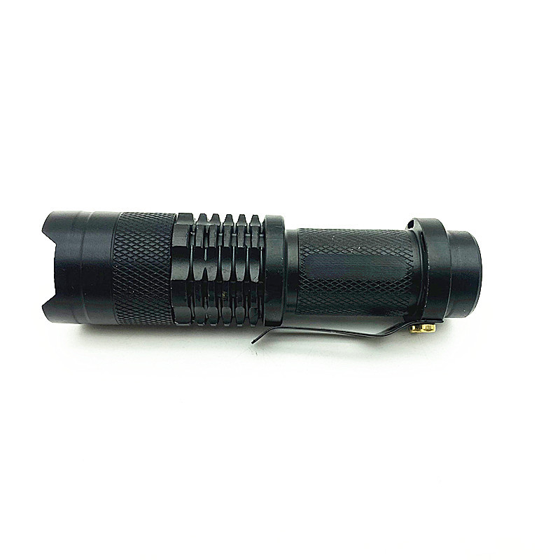 UV svjetiljka za provjeru novčanica s 365 nm UV svjetlom, tijelo od aluminijske legure, LED 3W, 1×14500 punjiva baterija, 360° rotacija