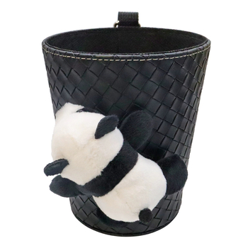 Δερμάτινο κρεμάστό κουτί χαρτοπετσετών αυτοκινήτου για την πλάτη του καθίσματος, αδιάβροχο θήκη αποθήκευσης με λαβή, παγκόσμια συμβατότητα