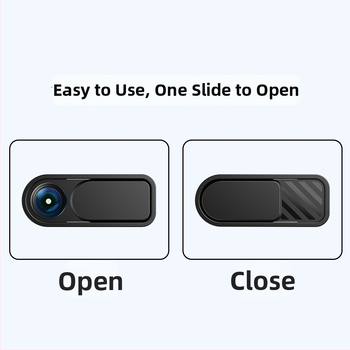 Плъзгащ се капак за камера за мобилни телефони и таблети - защита срещу подслушване на предна камера