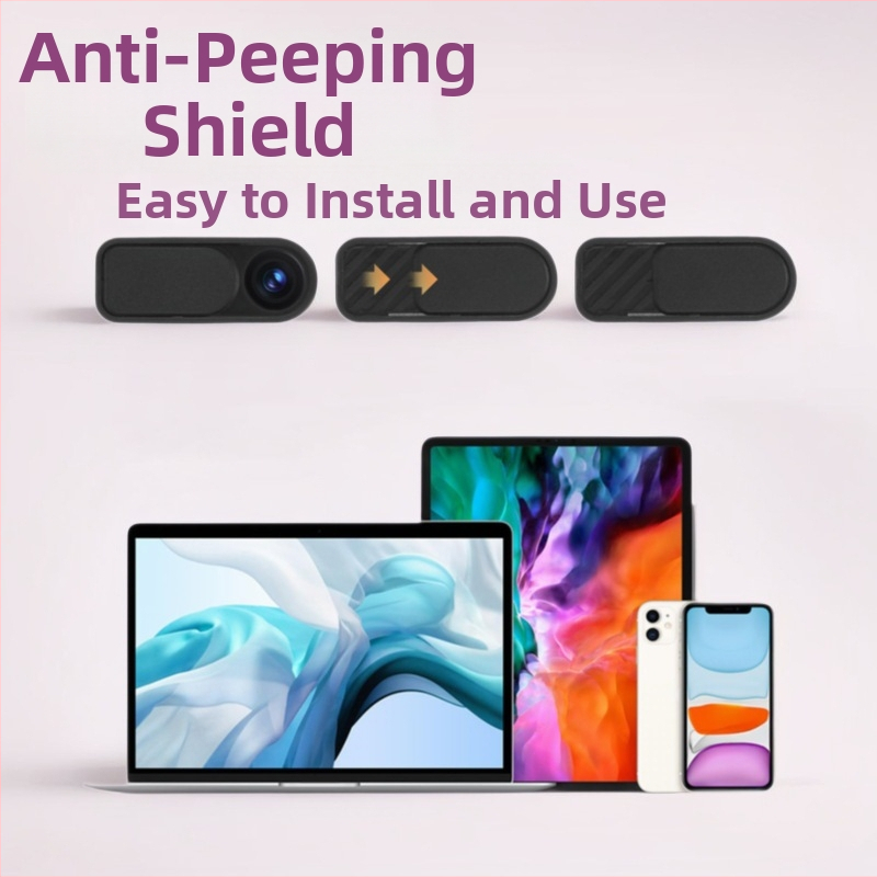 Плъзгащ се капак за камера за мобилни телефони и таблети - защита срещу подслушване на предна камера