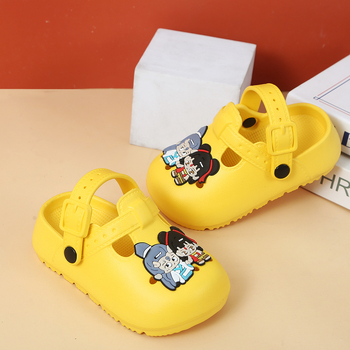 Sandale pentru copii din EVA, design cartoon, unisex, vară 2025, material EVA, talpă antiderapant