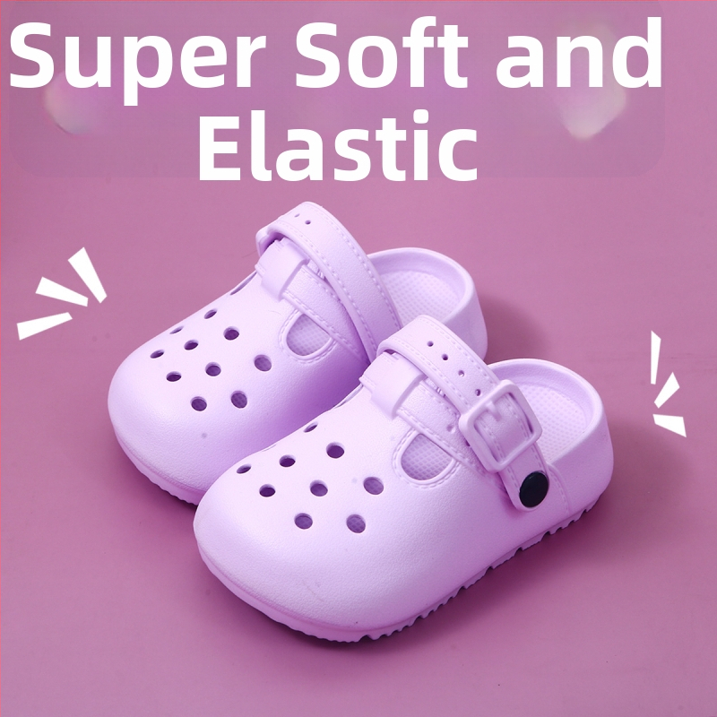 Sandale pentru copii din EVA, design cartoon, unisex, vară 2025, material EVA, talpă antiderapant