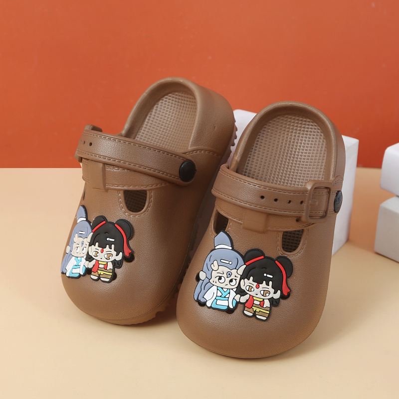 Sandale pentru copii din EVA, design cartoon, unisex, vară 2025, material EVA, talpă antiderapant