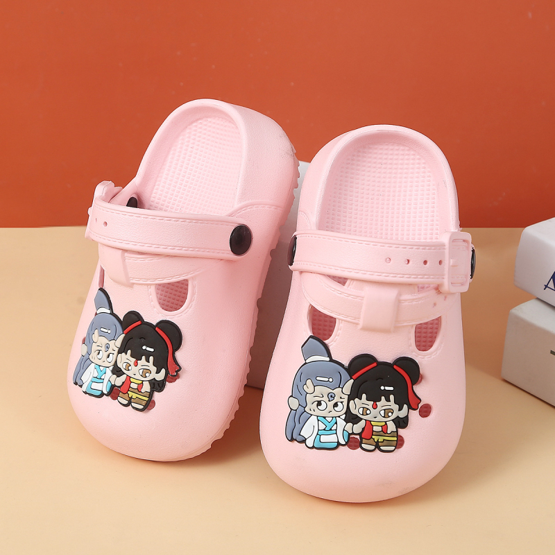 Sandale pentru copii din EVA, design cartoon, unisex, vară 2025, material EVA, talpă antiderapant