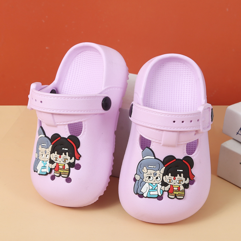 Sandale pentru copii din EVA, design cartoon, unisex, vară 2025, material EVA, talpă antiderapant