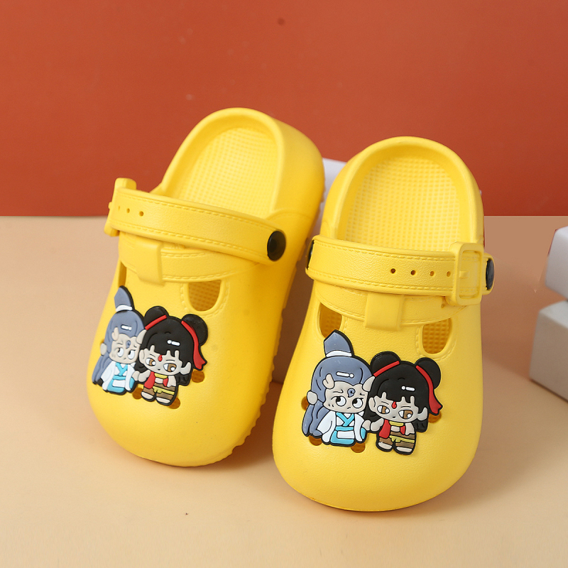 Sandale pentru copii din EVA, design cartoon, unisex, vară 2025, material EVA, talpă antiderapant