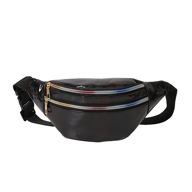 Vyrų juosmens krepšys, gatvės stiliaus, PU oda, atspari vandeniui, poliesterio pamušalas, per petį