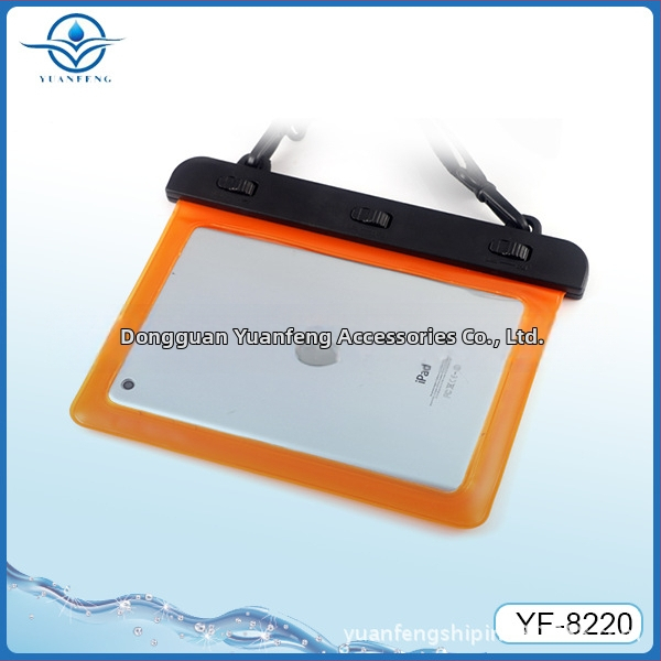 Vonkajšia nepremokavá taška na tablet s PVC materiálom, ľahká, potlač loga, prispôsobenie k dispozícii