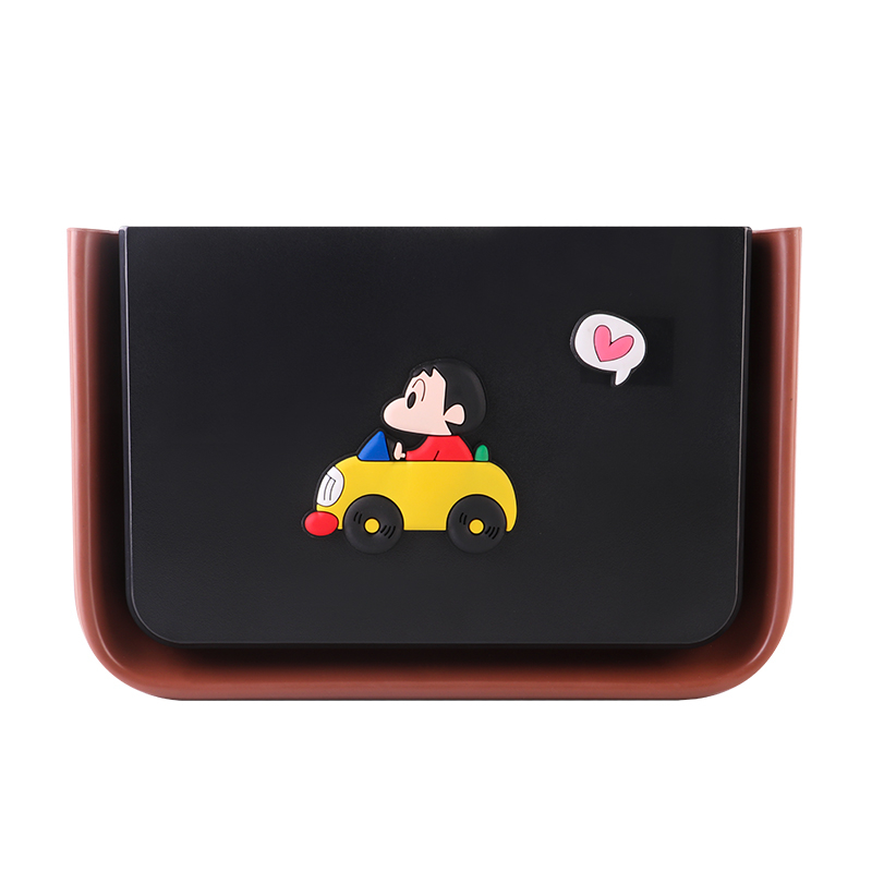 Κάδος απορριμμάτων αυτοκινήτου, κρεμαστός στην πλάτη του πίσω καθίσματος, PVC υλικό, προστασία από σκόνη, κατάλληλος για όλα τα αυτοκίνητα