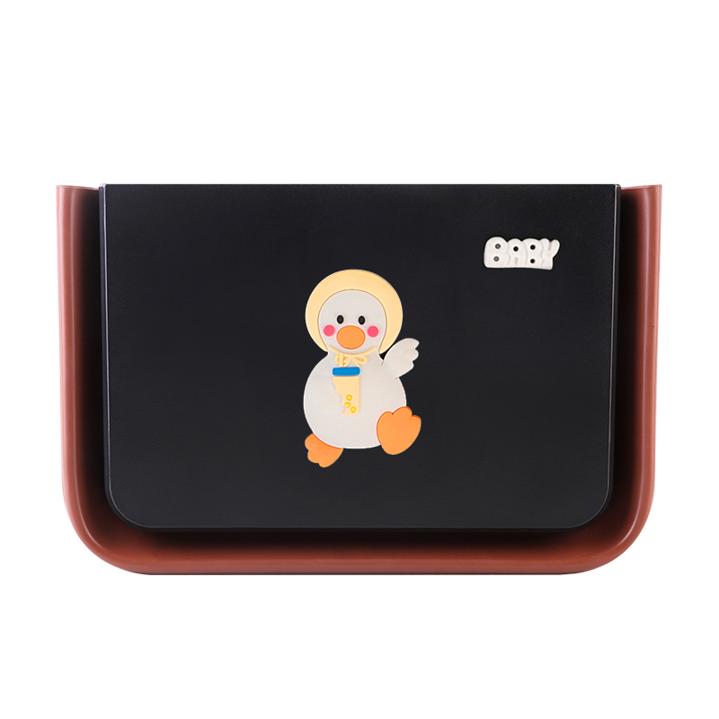 Κάδος απορριμμάτων αυτοκινήτου, κρεμαστός στην πλάτη του πίσω καθίσματος, PVC υλικό, προστασία από σκόνη, κατάλληλος για όλα τα αυτοκίνητα