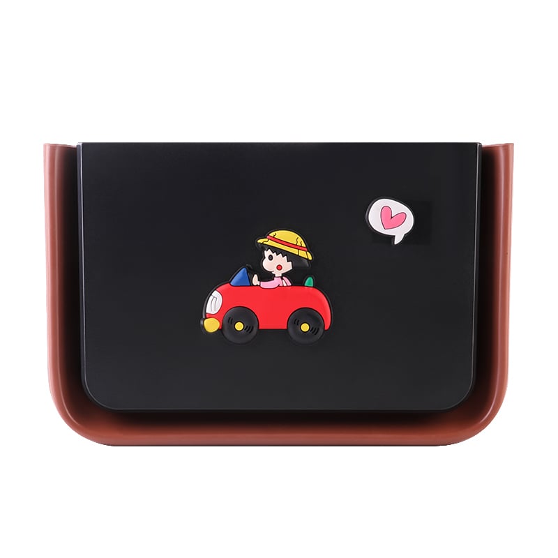 Κάδος απορριμμάτων αυτοκινήτου, κρεμαστός στην πλάτη του πίσω καθίσματος, PVC υλικό, προστασία από σκόνη, κατάλληλος για όλα τα αυτοκίνητα