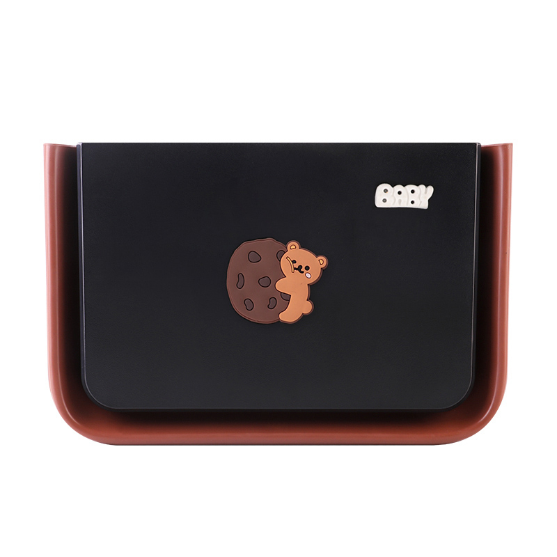 Κάδος απορριμμάτων αυτοκινήτου, κρεμαστός στην πλάτη του πίσω καθίσματος, PVC υλικό, προστασία από σκόνη, κατάλληλος για όλα τα αυτοκίνητα