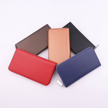 Garš vīriešu maciņš no mikrošķiedras ādas, zāliena matu raksts, pilsētas vienkāršība, odere no regenerētās ādas