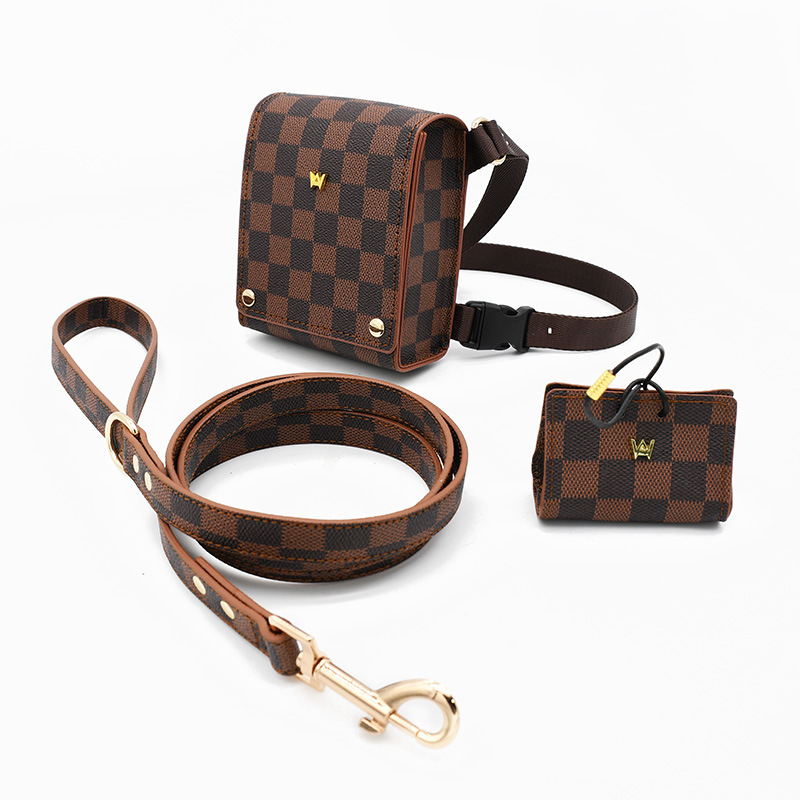 Кучешка гръдна презрамка с каишка и джоб за съхранение, малък раничен стил, Cortex материал, кутия 80 бр