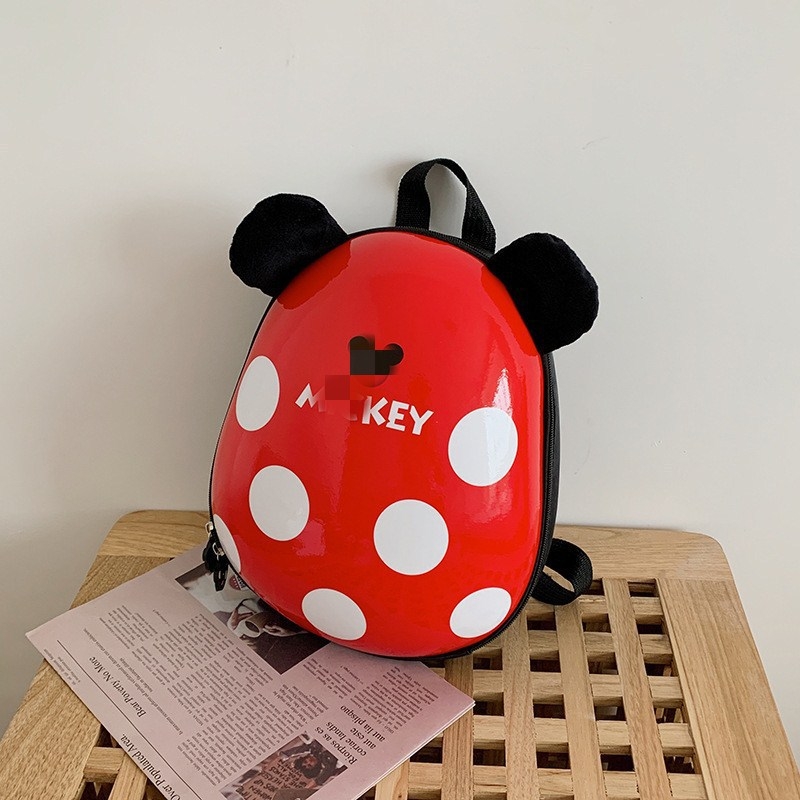 Детска раница за предучилищна възраст с животински принт, PVC, водоустойчива и износоустойчива, подплата от изкуствена кожа, извити презрамки