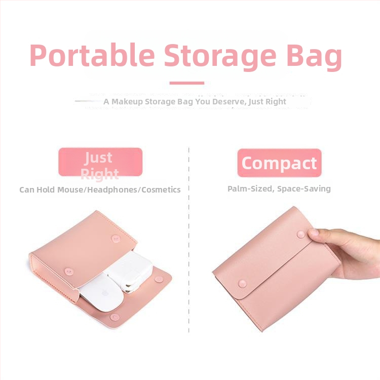 Obal na MacBook s vnútornou kapsou na počítač — PVC povrch, vnútorná podšívka z umelej kože, vodotesný a odolný voči opotrebeniu