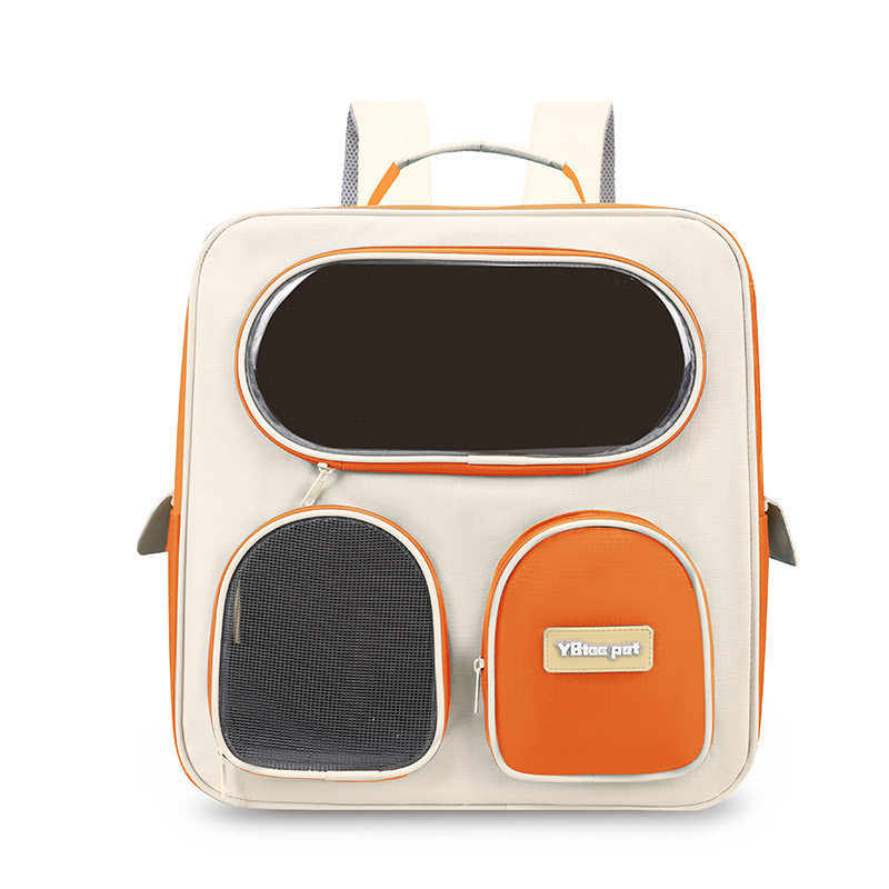 Чанта за домашни любимци — нейлон, капацитет за котки до 9 кг, марка Ybtoopet/yue bai rabbit, твърдост: средна до твърда