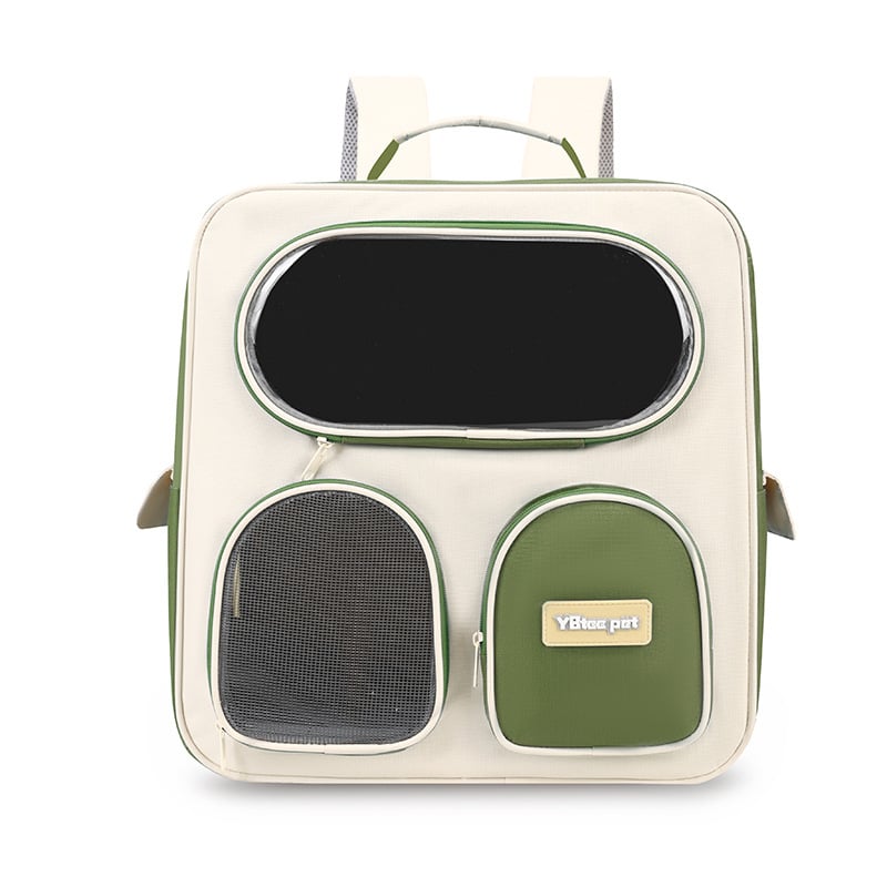 Чанта за домашни любимци — нейлон, капацитет за котки до 9 кг, марка Ybtoopet/yue bai rabbit, твърдост: средна до твърда