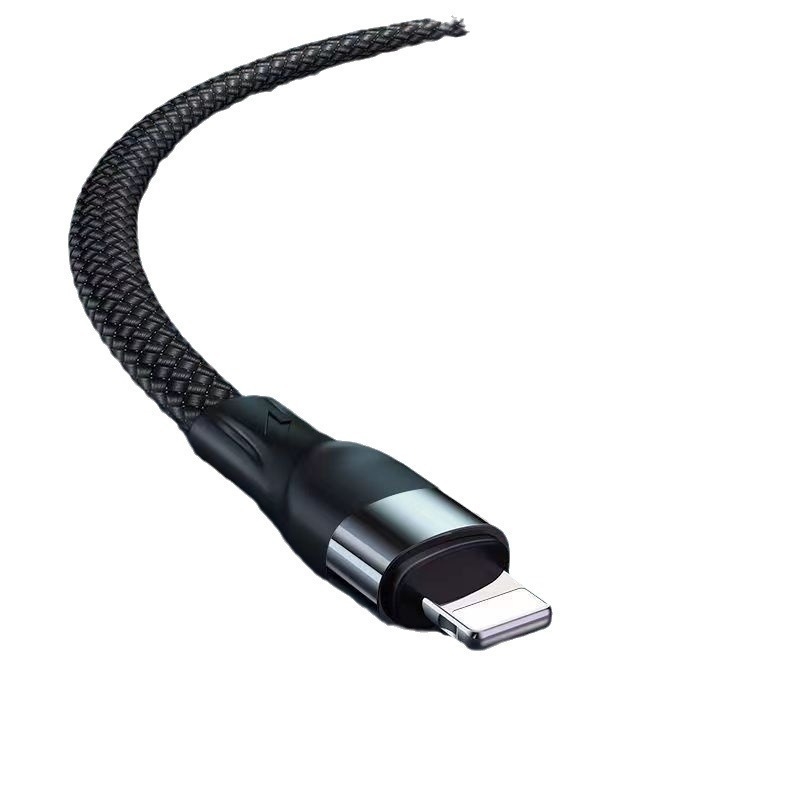 Kofi show USB-C заряден кабел – бързо зареждане, алуминиев корпус, максимална мощност 100W, Type-C интерфейс, единичен конектор