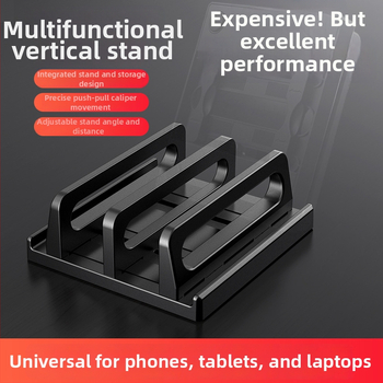 Držač za telefon i tablet - univerzalna podrška, materijal AABS + ekološki silikon, prilagodljiv