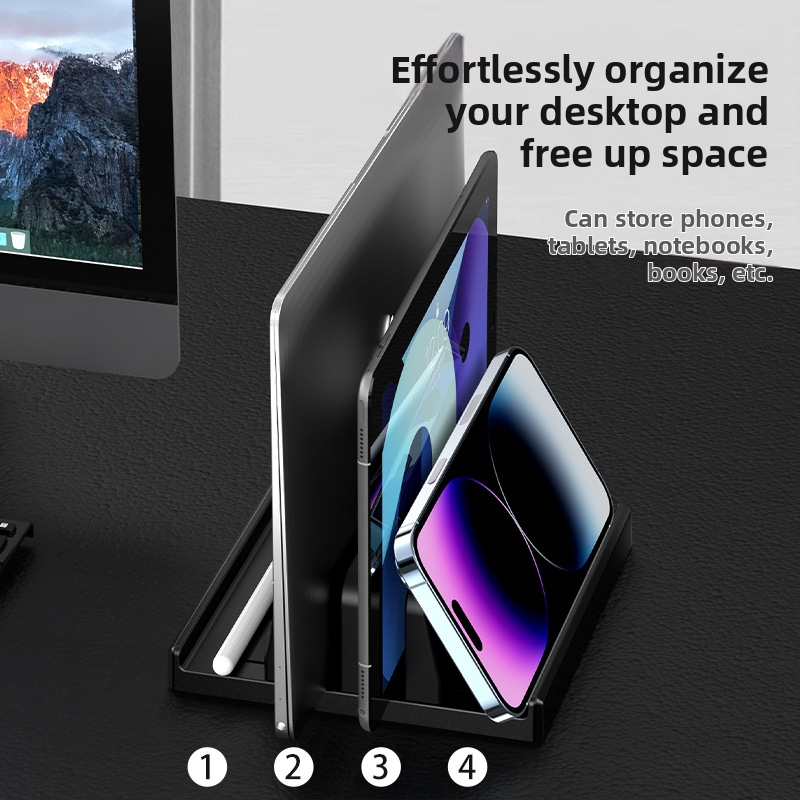 Držač za telefon i tablet - univerzalna podrška, materijal AABS + ekološki silikon, prilagodljiv