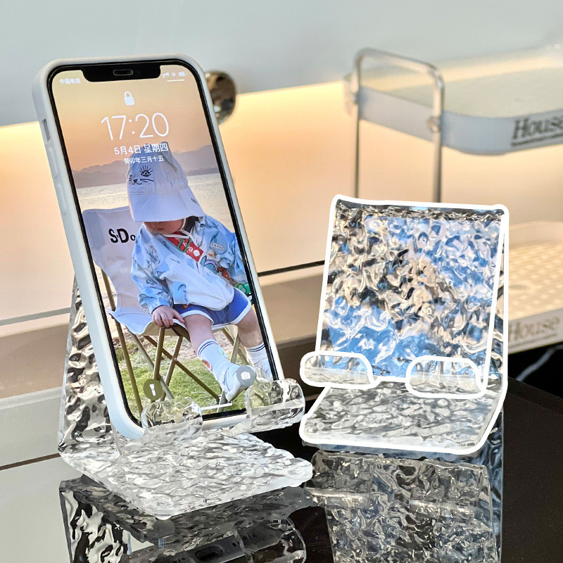 Suport de birou pentru telefon, construcție din plastic, stil general, marcă Thousands of miles, suport pentru personalizare