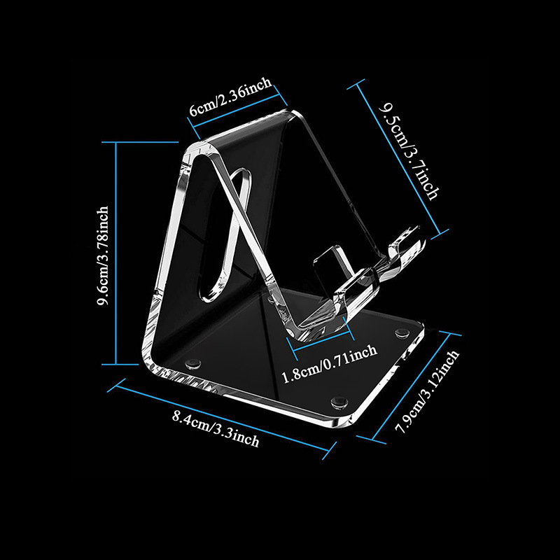 Suport de birou pentru telefon, construcție din plastic, stil general, marcă Thousands of miles, suport pentru personalizare