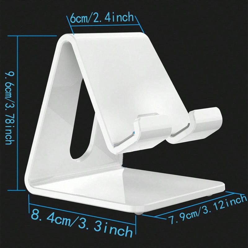 Suport de birou pentru telefon, construcție din plastic, stil general, marcă Thousands of miles, suport pentru personalizare