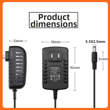 YXY-0920 9V 2A захранващ адаптер за DVD плеъри, EVD, малки телевизори и аудио устройства (вход 110-240V, изход 9V 1–2A)